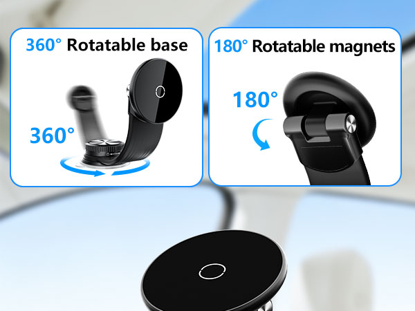 360° Rotatable base