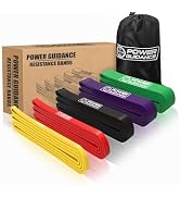 POWER GUIDANCE Pull Up Assist Bands - Stretch Resistance Band - Mobility Band - Powerlifting Band...