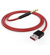Gneinour USB to 3.5mm Charging Cable Compatible with Beats by Dre, Studio, Solo Wireless Headphon...