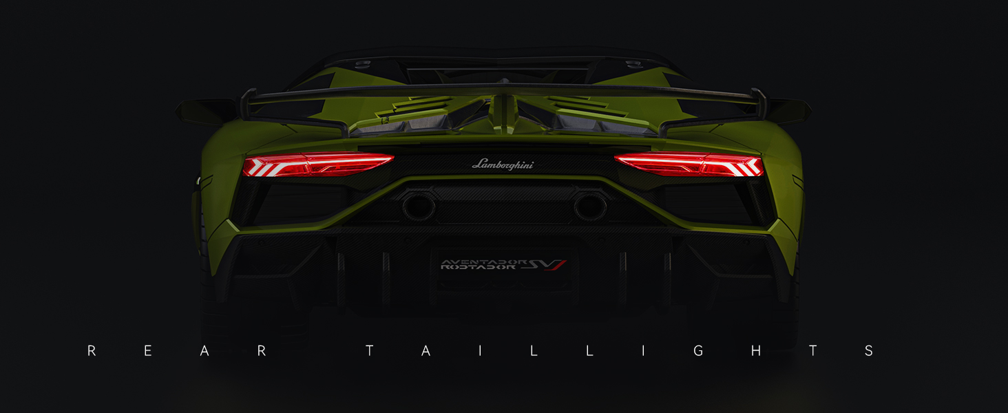 Lamborghini with lights