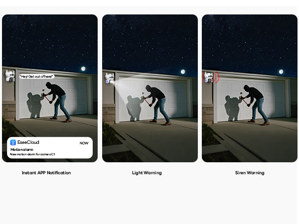 Siren &amp;amp; Spotlight Alarm