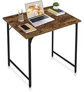 Pazidom Computer Desk, 32 Inch Office Desk with Metal Frame, Home Office Desk, Modern Simple Styl...