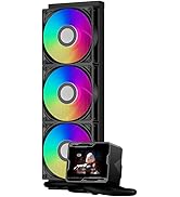 PCCOOLER Liquid CPU Cooler ARGB Display, 360mm AIO with 2.8-Inch LCD Screen, Ceramic Bearing Pump...