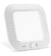LINEWAY Motion Sensor Ceiling Light Battery Operated Indoor Motion Activated LED Ceiling Light 60...
