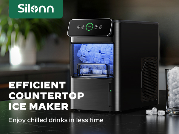Silonn Portable Countertop Ice Maker 