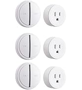 GREENCYCLE WiFi Smart Outlet Plug with Remote, Support APP Remote Control, Voice Control, Timer, ...