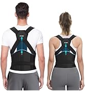 Fit Geno Posture Corrector for Women and Men HeightFit: Patented Height Adjustable Back Brace - N...