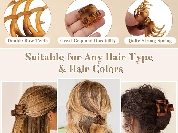 small hair clips for women