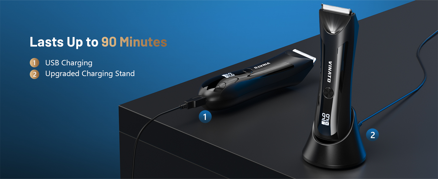 Lasts Up to 90 Minutes Upgraded Charging Stand USB Charging