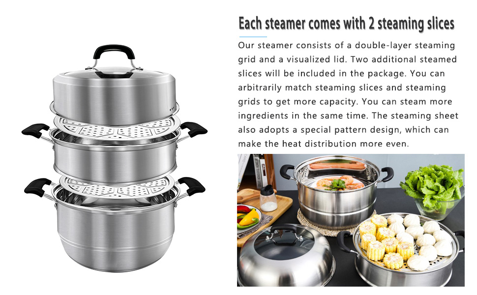 12inch steamer pot