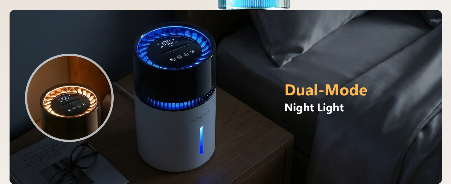 Mist-Free Evaporative Humidifier