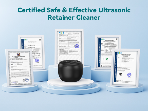 Certified Safe &amp; Effective Ultrasonic Retainer Cleaner