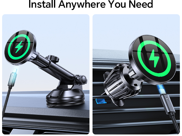 iPhone Wireless Car Charger Mount