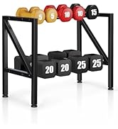 FHXZH Dumbbell Rack Stand Only - Adjustable Weight Rack for Home Gym, Heavy-Duty Weight Stand for...