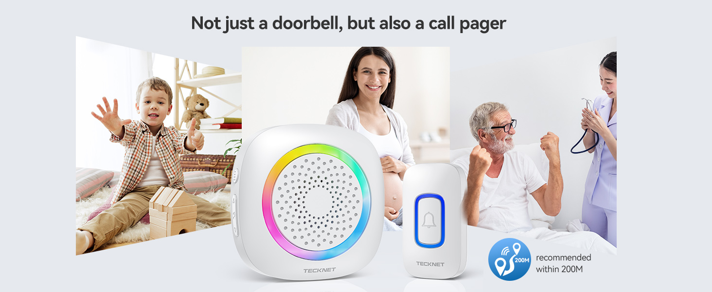 rgb wireless doorbell