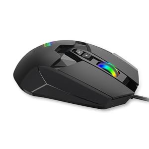 MOJO pro performance silent gaming mouse, wired gaming mice, gamer mouse silent, fully customizable