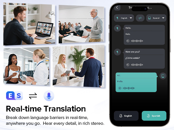 AI translation earbuds