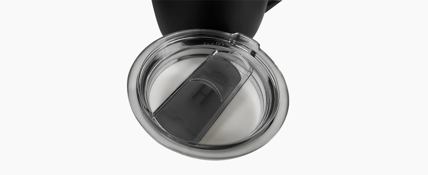 min Ya Temperature Control Smart Mug Splash-proof with open mouth cup lid