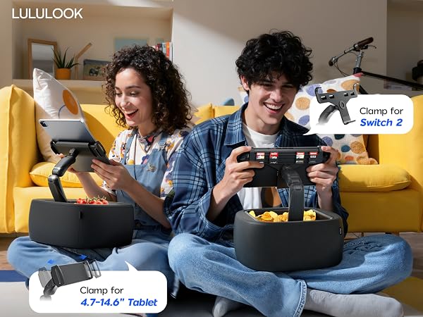 Gaming Pillow Stand for Nintendo Switch 2 &amp; Kindle &amp; Tablet