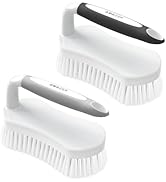 Amazer Scrub Brush for Cleaning Comfort Grip Bathtub Scrubber Stiff Bristles with Handle Heavy Du...