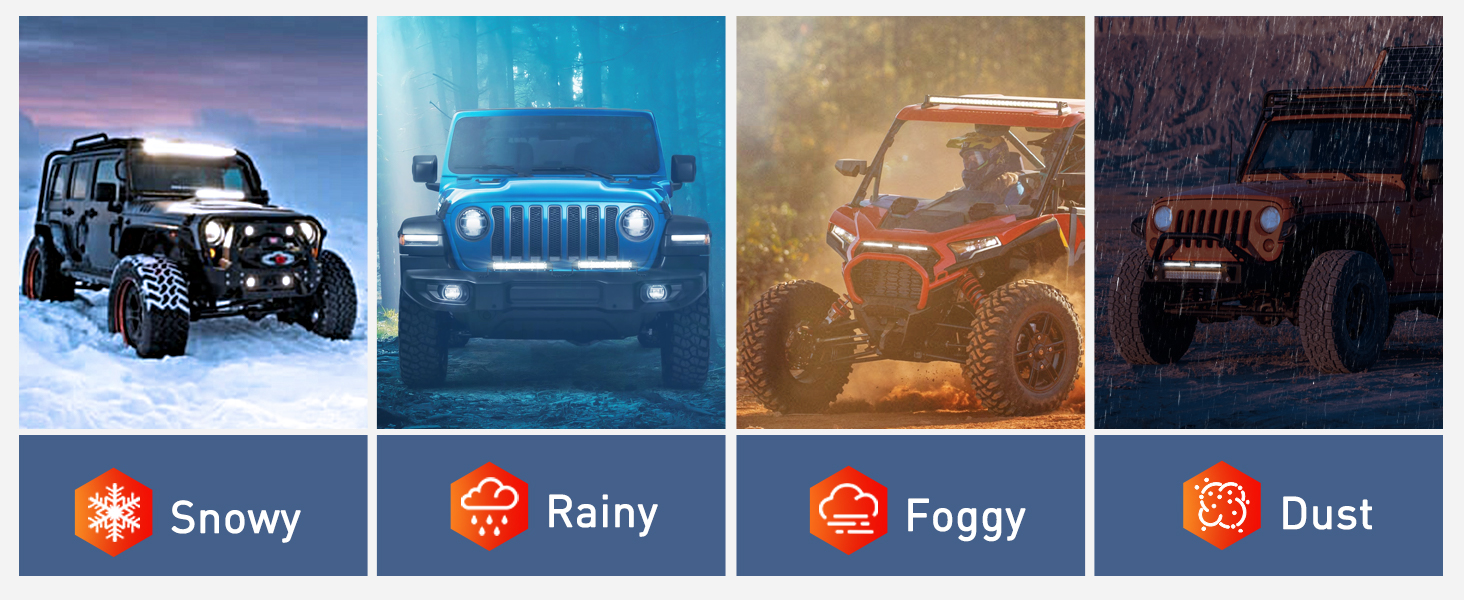 off road lighting reverse lights fog light for Jeep trucks