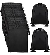 Youeon 16 Pcs Silk Satin Wig Bags 12