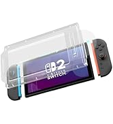 GeekShare Switch 2 Screen Protector,Dust-Free Alignment Frame,9H Tempered Film – Anti-Fingerprint...