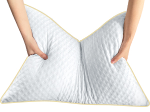 fold the pillow