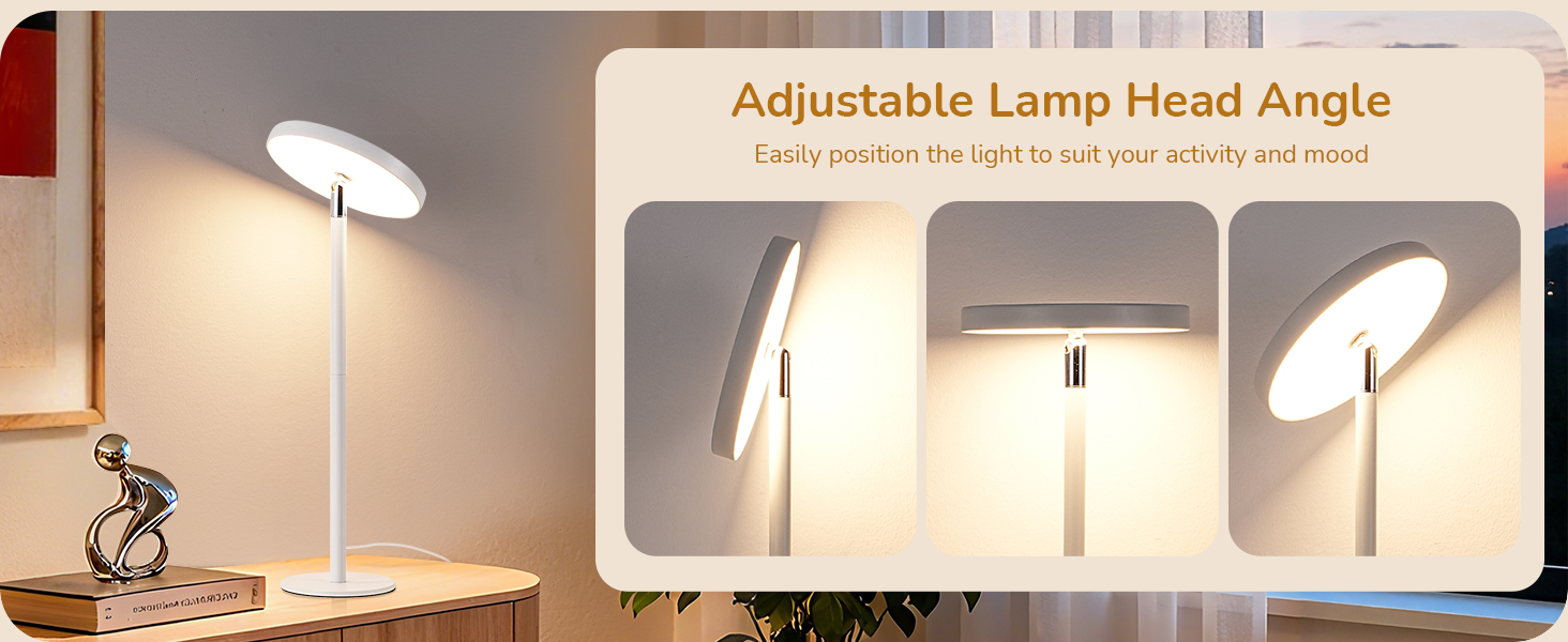 Adjustable Lamp Head Angle