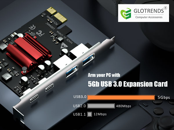 4 port usb 3.0 pcie expansion card