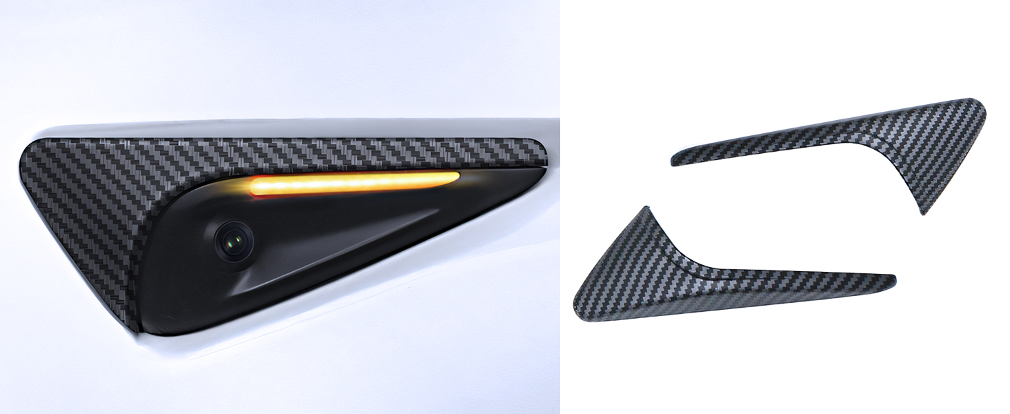 2PCS Side Camera Protection Cover for Tesla Model Y Juniper &amp;amp; Model 3 Highland 2026 2025