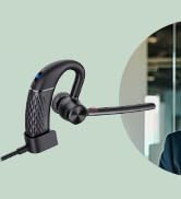 Yealink BH71 Lite Bluetooth Headset,Wireless Earpiece with 4 Noise Cancelling Microphone,10H Talk...