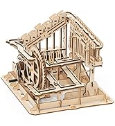 Rowood Marble Run 3D Puzzles for Adults, Wooden Town DIY Model Building Kits, Gift for Teen Boys ...