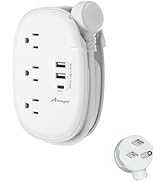 Alitayee USB C Travel Power Strip,Portable Power Strip with 3 Outlets 3 USB Ports Fast Charge, US...