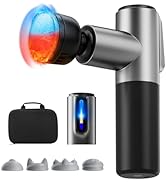 AERLANG Massage Gun Deep Tissue Massager with Heat and Cold Percussion Massage Gun Electric Mini ...
