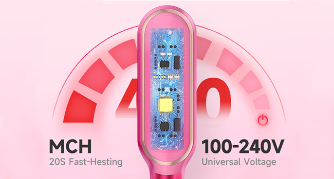 hair brush straightener