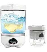 Portable Washing Machine, 6000mAh Underwear Washing Machine, 1.6L Cordless Mini Washer, 3 Cleanin...