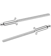 Sunxeke 100pcs 1/8" x 1/2" Stainless Steel Blind Rivets, 3.2 x 12.7mm Stainless Steel Pop Rivets,...