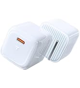 TORRAS IceNano 30W Charger for iPhone USB C [GaN3.0 Tech][PD3.0 Fast Charging][Compatible with Ma...