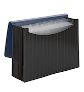 Smead Poly Expanding File Folder, 12 Pockets, 12 Customizable Tiered Tabs