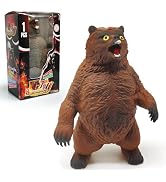 ZTATU Brown Bear Stress Balls for Kids (1PCS) Stretchy Toys Squish Ball, Sand Filler Squeeze Ball...