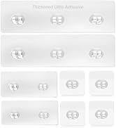 YEHOSHUN Shower Caddy Adhesive Replacement, 8 Pcs Strong Shower Shelf Adhesive, WaterProof Shower...