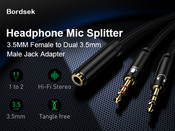 headphone mic splitter for pc