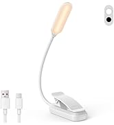 IOHFOI 20 Led Book Light, USB Rechargeable Reading Light, Eye Caring 3 Color Temperatures, Adjust...