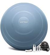 YOTTOY Anti-Burst Exercise Ball for Working Out, Yoga &amp; Pregnancy, Extra Thick Workout Ball for P...