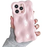 XIZYO for iPhone 14 Pro Max Case 6.7 Inch Cute Wave Pattern Aesthetic Phone Case 3D Curly Wavy Sh...