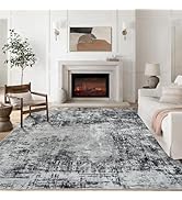 9x12 Area Rugs for Living Room Rug Washable: Modern Large Rug for Dining Room Bedroom Carpet Non ...