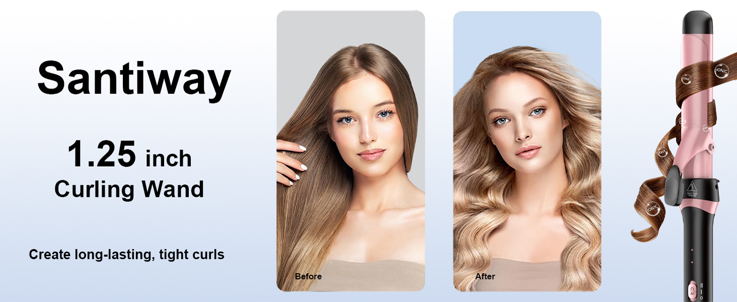 1.25 inch curling wand
