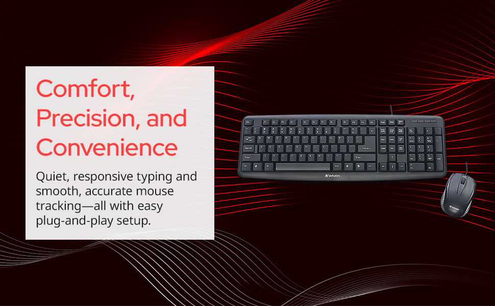 Slimline Keyboard and Mouse combo 1