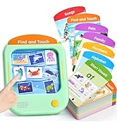 JoyCat Kids Learning Tablet, 156 Pages Tap-to-Read Flash Cards with 20 Interactive Games, Montess...